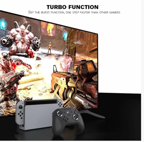 Manette sans fil Nintendo Switch OLED manette PC Bluetooth manette Switch Lite noire Turbo