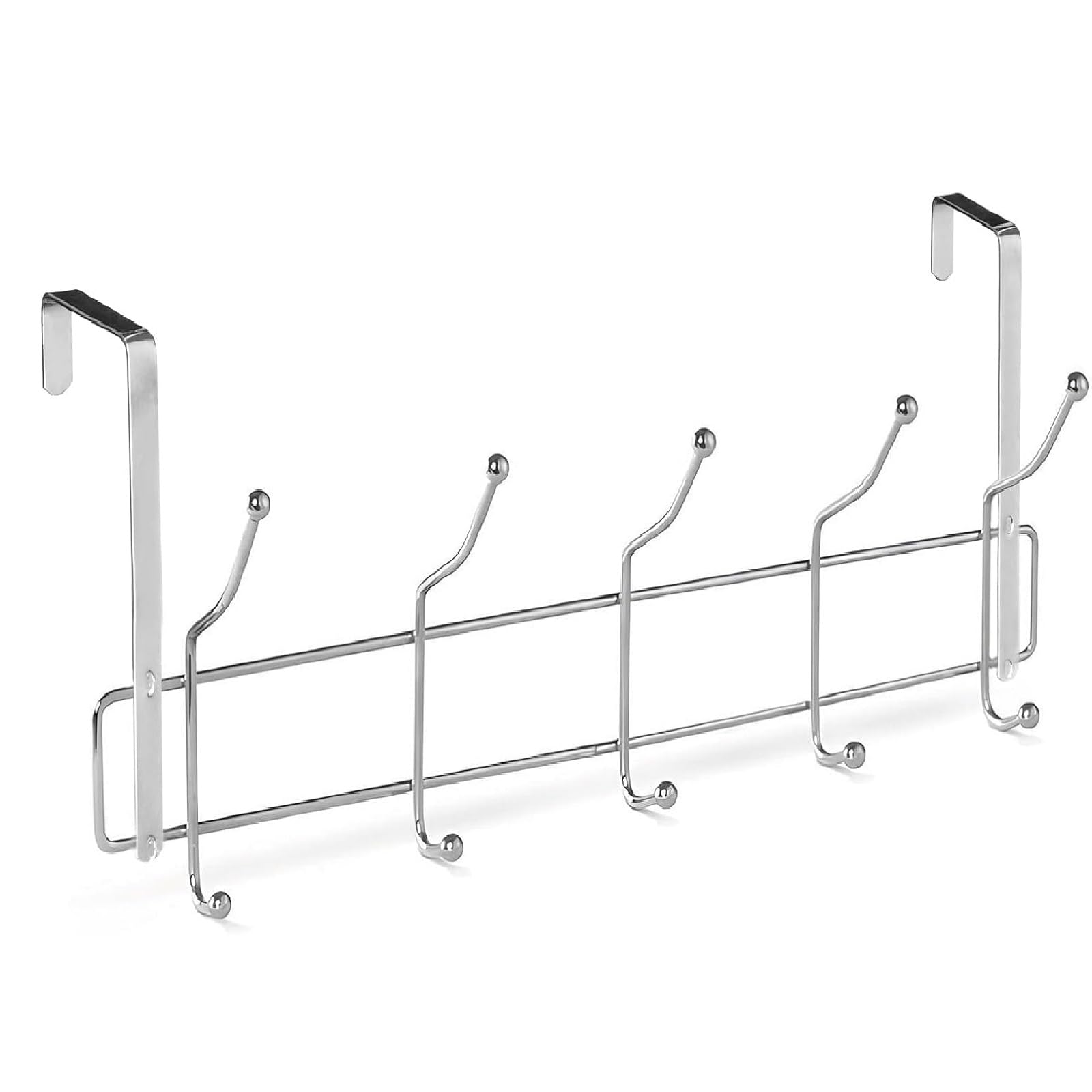 WOTOFY Stainless Steel Over The Door Hook Hanger Organizer/Wall Hook Rack for Hanging Clothes, Towel in Room, Kitchen, Bathroom (B0BXB515RY) Amazon Price History, Amazon Price Tracker