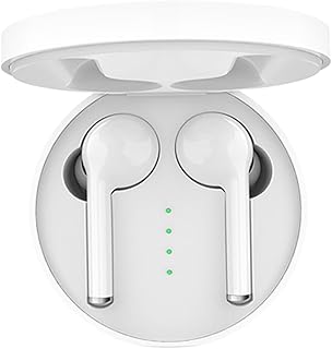 Hemobllo Fones De Ouvido Brancos Fones De Ouvido Branco Fones De Ouvido Com Display Digital Fones De Ouvido Tampões De Ouvido Brancos Com Display Digital