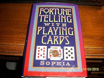 Hardcover Fortune telling with playing cards Book