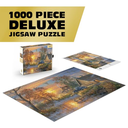 Buffalo Games Abraham Hunter Autumn Mist Rompecabezas de 1000 Piezas para Adultos | Arte de Abraham Hunter, Póster de Referencia, Caja de Estilo Cajón, Cartón 100% Reciclado, Piezas de Corte Preciso, Rompecabezas Otoñal miniatura 2