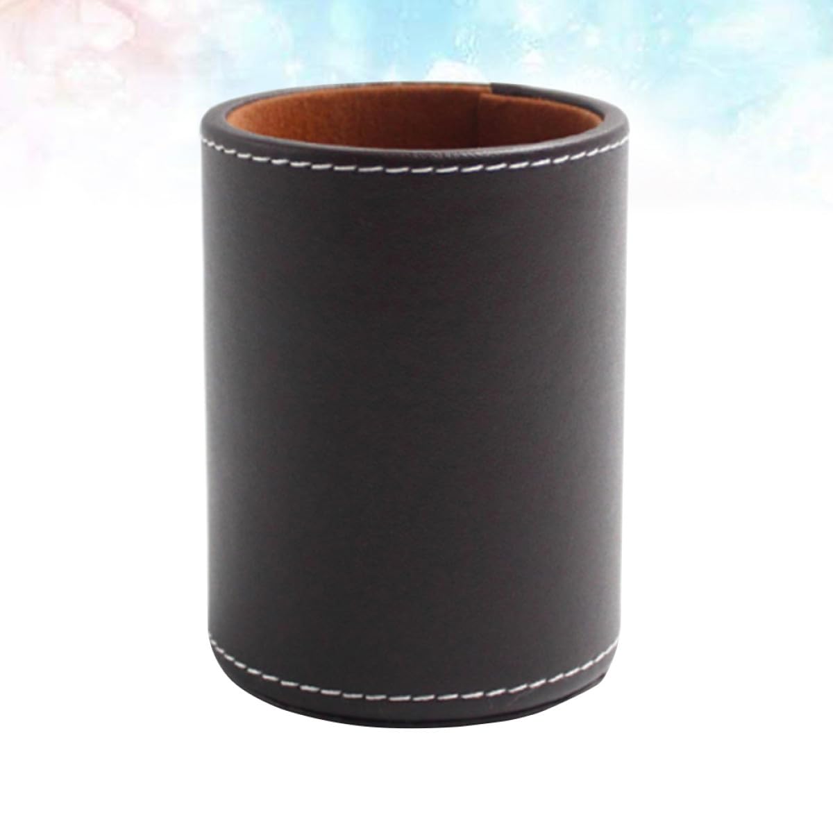 MAGICLULU 3 Piezas Portalápices Pu Para Escritorio Sostenedor De La Pluma De La Pu Contenedor De Lápiz Sostenedor De La Pluma De Escritorio Moda Tanque De Almacenamiento