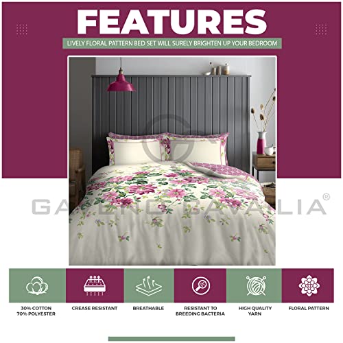 GC GAVENO CAVAILIA King Size Duvet Cover Sets With Fitted Sheet - Polycotton Complete Bedding Set including Pillow Cases - Image 3