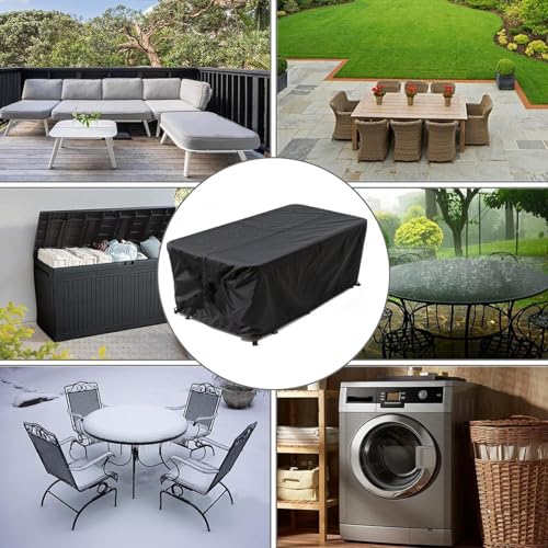 Housse de protection pour table et canapé de jardin en Oxford imperméable - 8