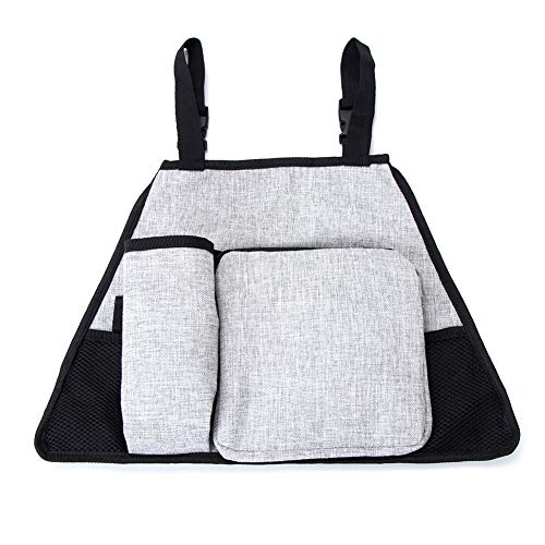 Fushida Walker Bag,Walkers Accessory Bags,Rollator Storage Bag,Wheelchairs Storage Bag with Durable Straps,Walkers Tote Bag with Multi-Pockets - Thumbnail 5