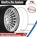 Rimpro-Tec Wheel Bands Rim Protectors for Car Wheels for Protection and Decor, Durable All-Weather Rims Protectors Easy-to-Install Rim Guard Fit from 12