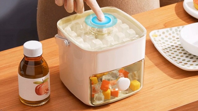 Set de bandejas para hielo con contenedor y tapa miniatura 7