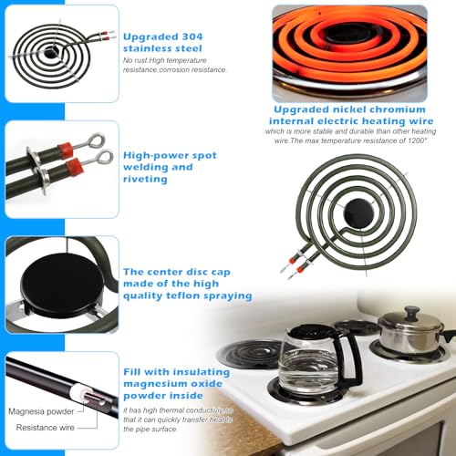 Élément de cuisinière électrique MP15YA de haute résistance pour table de cuisson