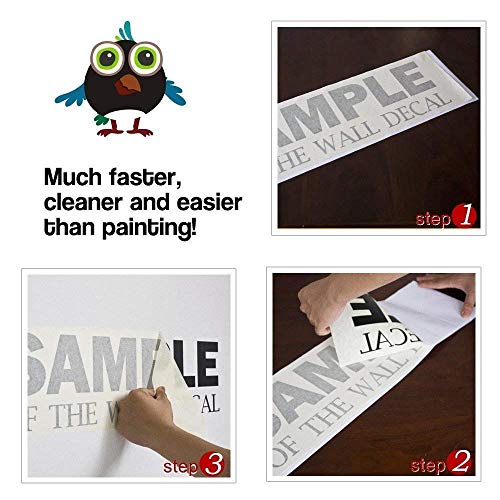 Vinilo decorativo de huellas curvas para pared nursery miniatura 4