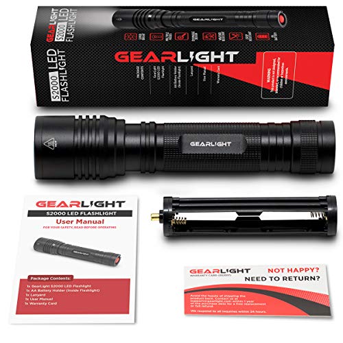 GearLight LED Flashlight S2000