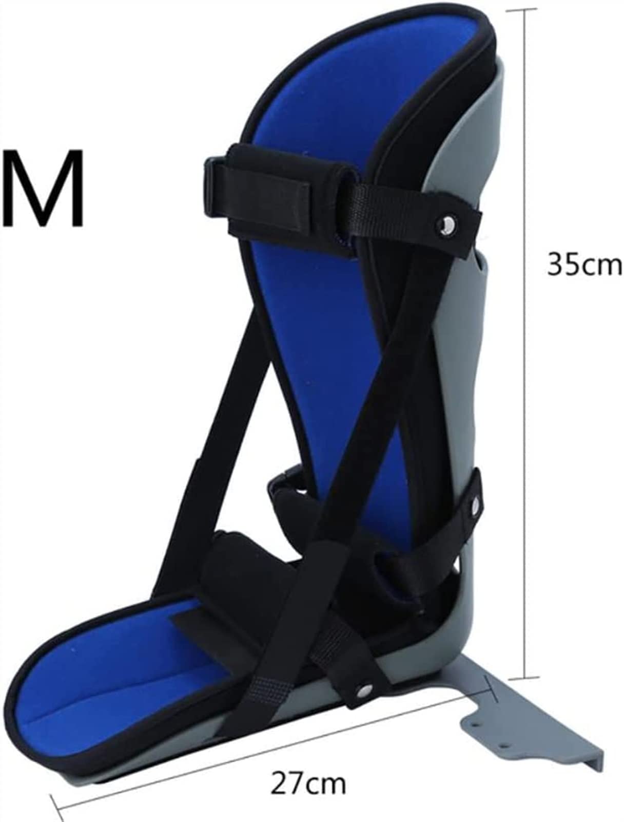 Férula de caída de Tobillo y pie, Soporte de fijación de Tobillo y pie, Soporte de ortesis Ajustable, para articulación de Tobillo Fija para rehabilitación de Enfermedades de contractura de Accident