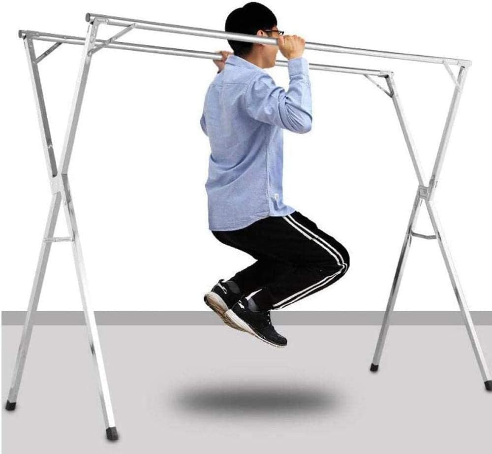 Stainless Steel Drying Support a€“ Folding Linen Exterior a€“ Fresh & Efficient, Convenient Exterior Linen Drying Folder (2.4M)
