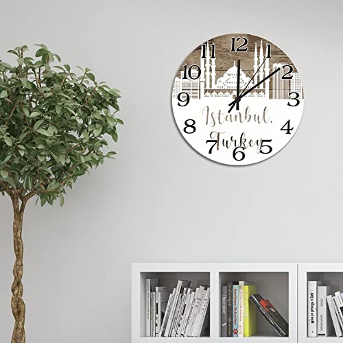 Horloge murale Istanbul 38cm à piles pour rompre la monotonie