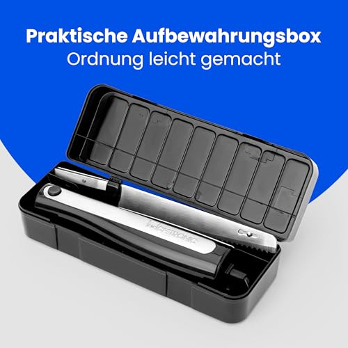 Foto von Clatronic® elektrisches Messer | Elektromesser für Fleisch, Brot und Tiefkühl | Edelstahl-Klinge | rostfrei und spülmaschinengeeignet | starker 120 W-Motor | elektrisches Küchenmesser | EM 3702