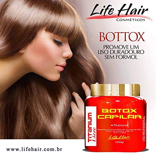 Bttx Capilar Life Hair Lisi Natural Sem Formol 1kg