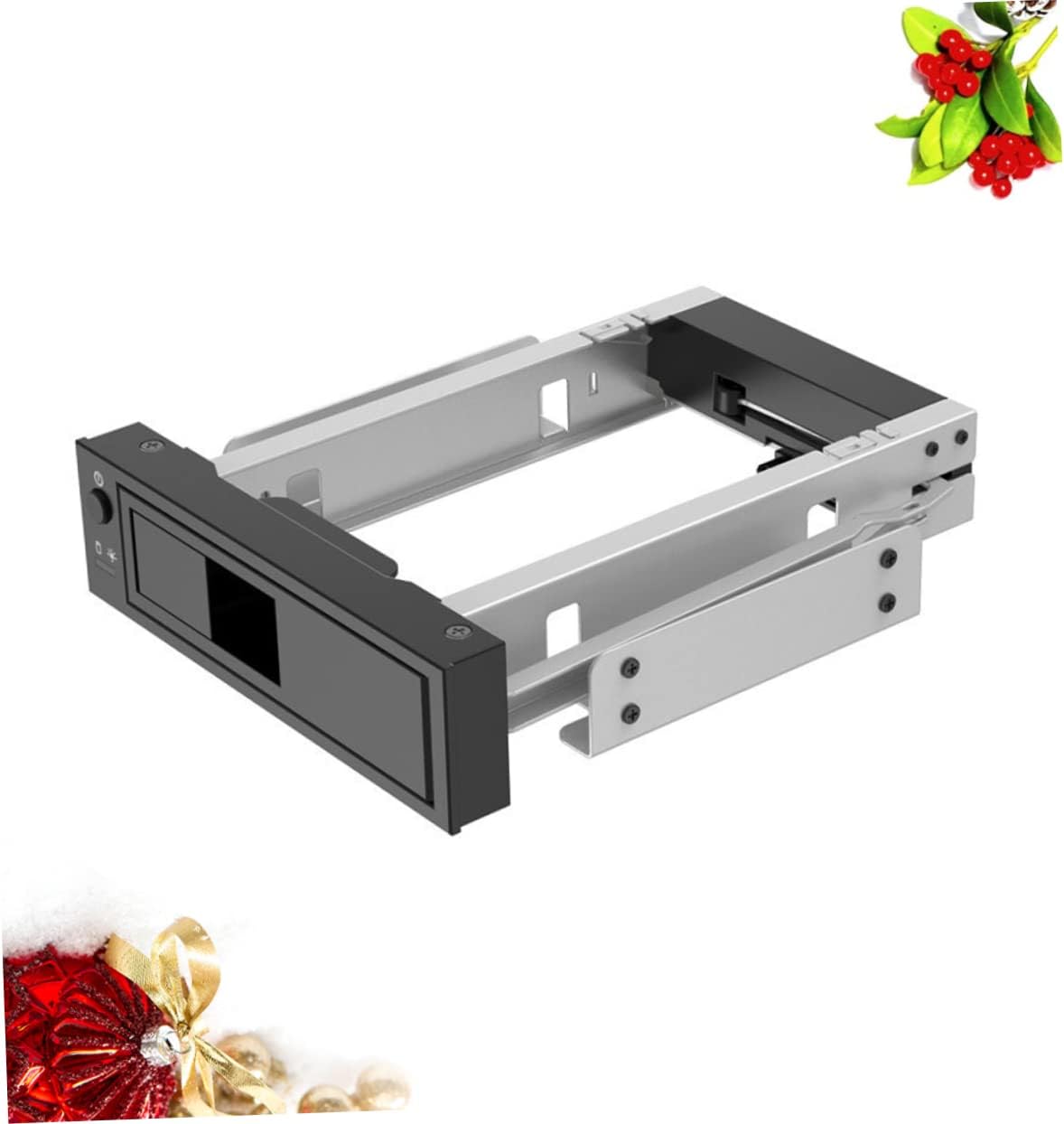 MERRYHAPY Hard Drive Tray Mounting Bracket Adapter for Bay Stainless Steel Ssd Holder for Converting Cd-ROM Slot to Storage Space