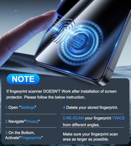 Image of Uyiton Tempered Glass Screen Protector Compatible with Samsung Galaxy S26 Ultra (6.9 Inch) | Pack of 2 | 9H Hardness | Military-Grade Protection | HD Clear | Fingerprint Unlock Compatible