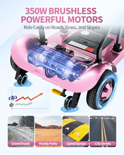 Ecomobi Lightweight Foldable Mobility Scooter