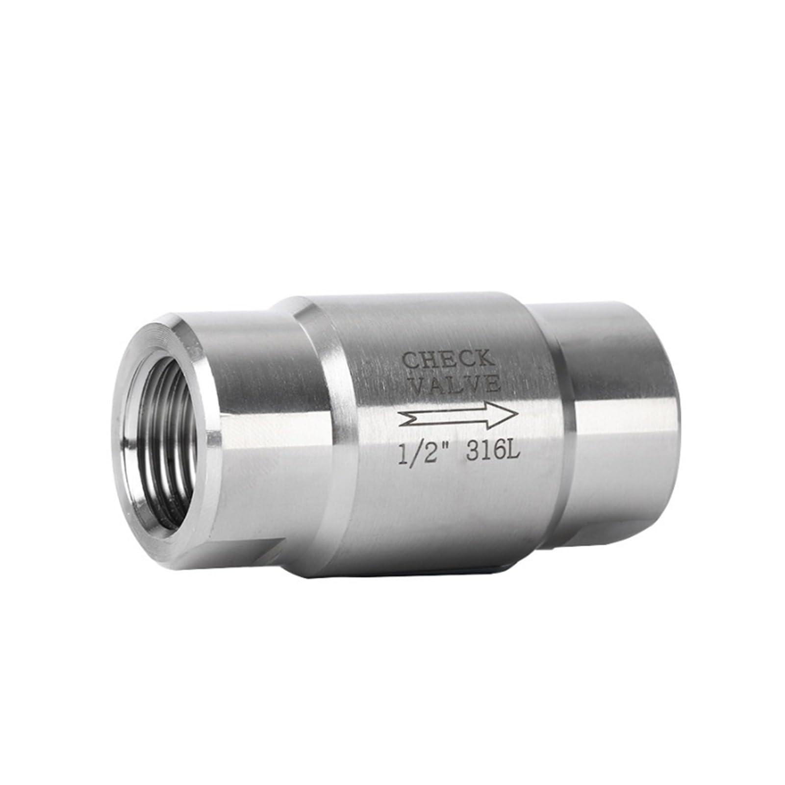 Clapet anti-retour inox 3/4 femelle contre reflux et désamorçage de pompe 600 psi