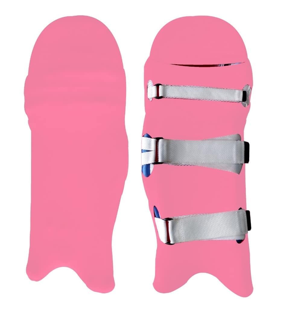 Raizex Colored Cricket Batting Pads Covers, Leg Guards Clads, Protection from Ball Scratches and dust (Pink Colour)