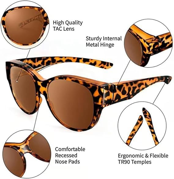 2025 New Polarized UV400 Protection Trendy Round Cat-Eye Sunglasses,Filterseed Sunglasses for Women2
