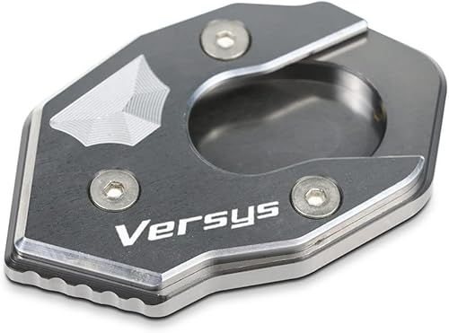 Motorcycle Kickstand Extension Pad Motorcycle Foot Side Stand Enlarger Plate Kickstand Enlarge Extension Fit Use for Kawasaki VERSYS300 Versys X250
