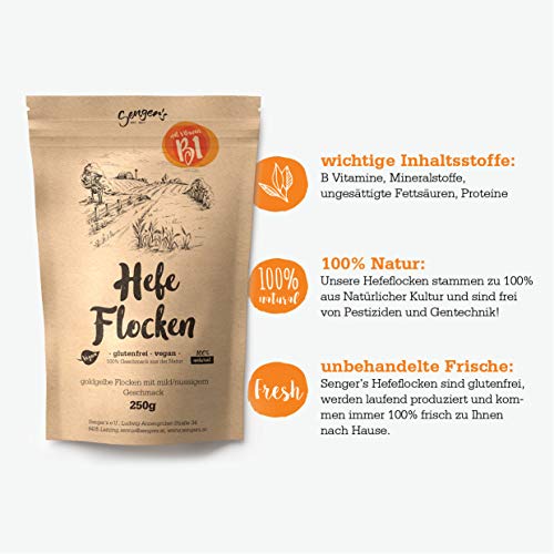 Hefeflocken, edel Hefeflocken Nährhefe vegan und glutenfrei, Qualität aus Österreich (1 kg)