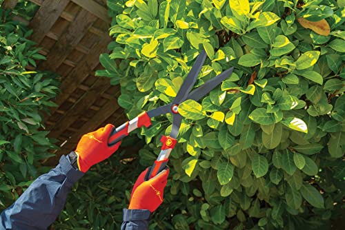 WOLF-Garten | Heckenschere HS-WP aus Aluminium mit Wellenschliff; 73AHA009650, Rot