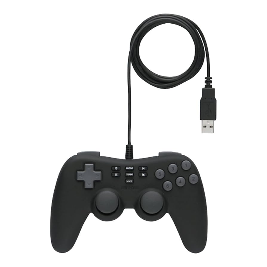 BUFFALO USBゲームパッド16ボタン 連射・振動・マクロ機能 ブラック Amazon.co.jp: BUFFALO USBゲームパッド 16ボタン 連射・振動