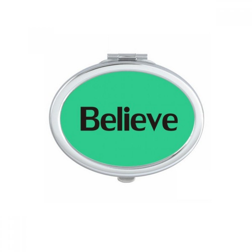 Cadeau multicolore original avec ce miroir de poche orné d'une citation inspirée