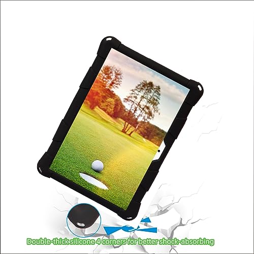 Sfulatdc Silicone Tablet Case with 360 Rotating Kickstand Strap/Shoulder Strap/Handle Compatible with Victbing 10 - Image 2