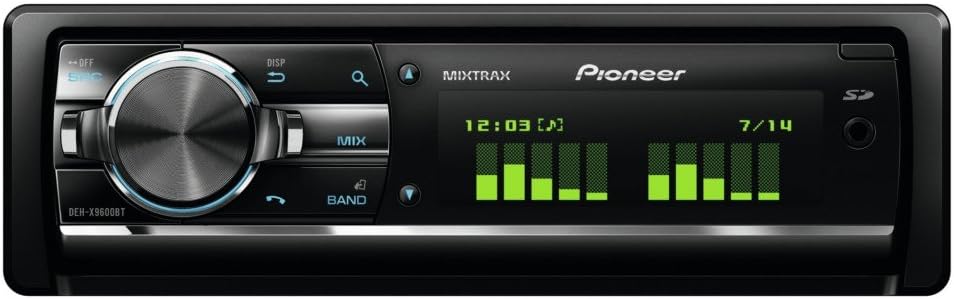 Pioneer DEH-X9600BT RDSCD RDS Tuner with Bluetooth, Mixtrax EZ for iPod/iPhone and Android control