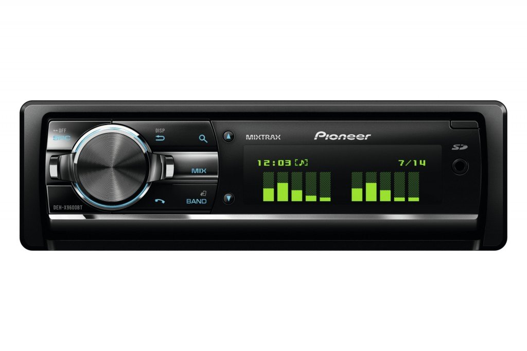 Pioneer DEH-X9600BT RDSCD RDS Tuner with Bluetooth, Mixtrax EZ for iPod/iPhone and Android control