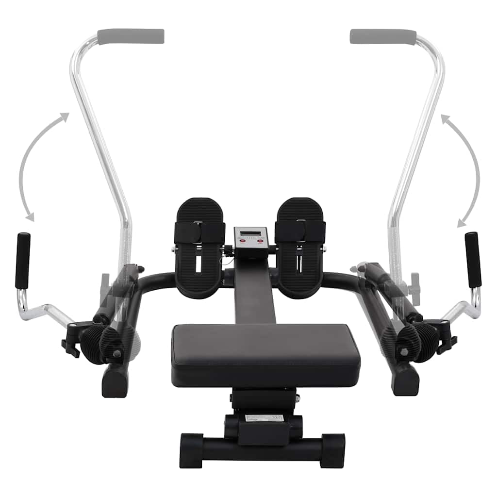 Wioślarz, opór hydrauliczny, trening całego ciała, wyświetlacz LCD