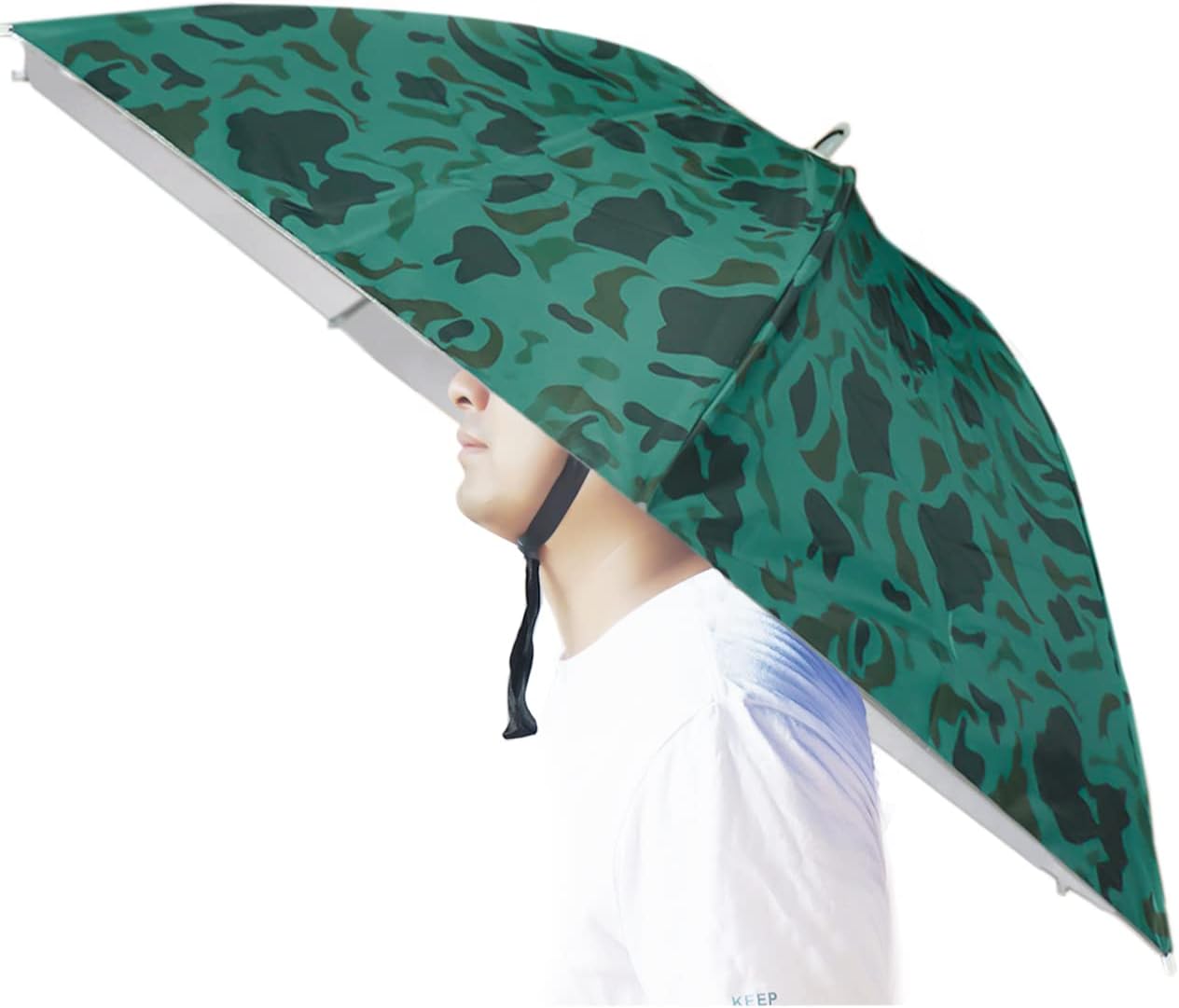- Umbrella Hat, 37 inch Fishing Umbrella Hat Hands Free Foldable UV Protection Umbrella Cap Adjustable Headwear for Fishing Golf Camping Beach Gardening Sunshade Outdoor