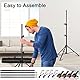 Heysliy Fotohintergrund Ständer Set 3x2m – Verstellbares Hintergrundsystem für Fotografie, Foto Hintergrund, Backdrop Stand, Hochzeit & Party Deko mit Tragetasche