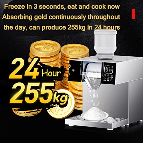 Snow Cone Machine Countertop1300/1600W, Kompakter Crushed Ice Maker, 390/520LBS Pro Tag, Selbstreinigende Und… – Bild 4