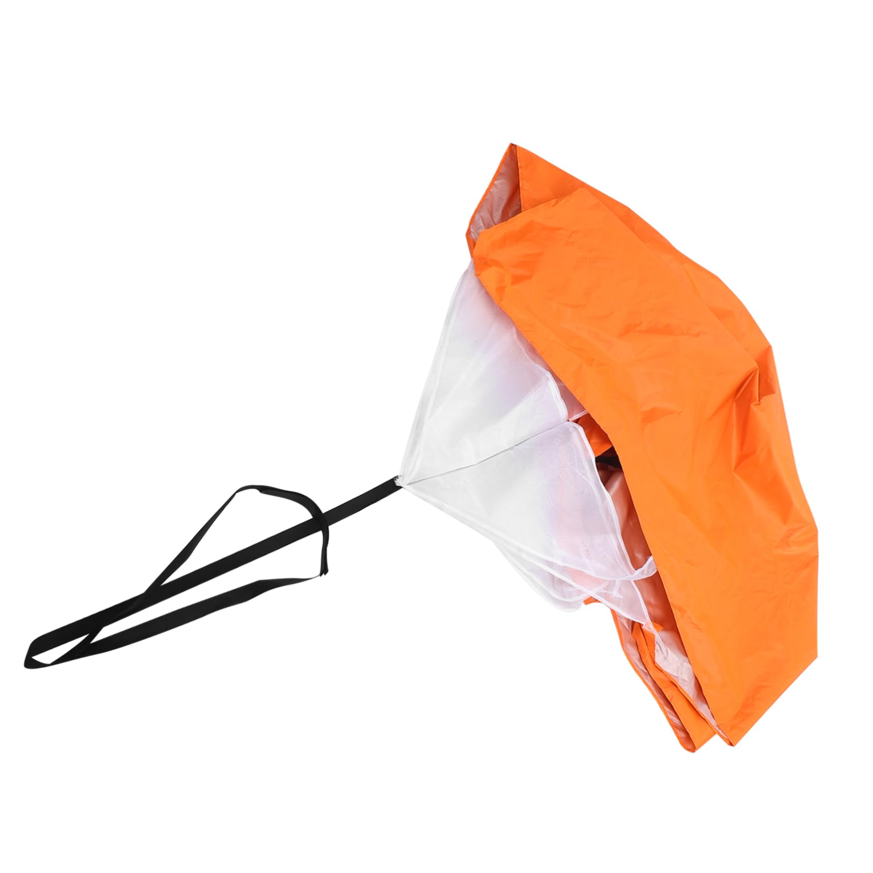 Toddmomy Paraguas De Entrenamiento De Velocidad Paracaídas para Entrenamiento De Velocidad Equipo De Funcionamiento Entrenador De Resistencia Orange Tela Oxford 210d