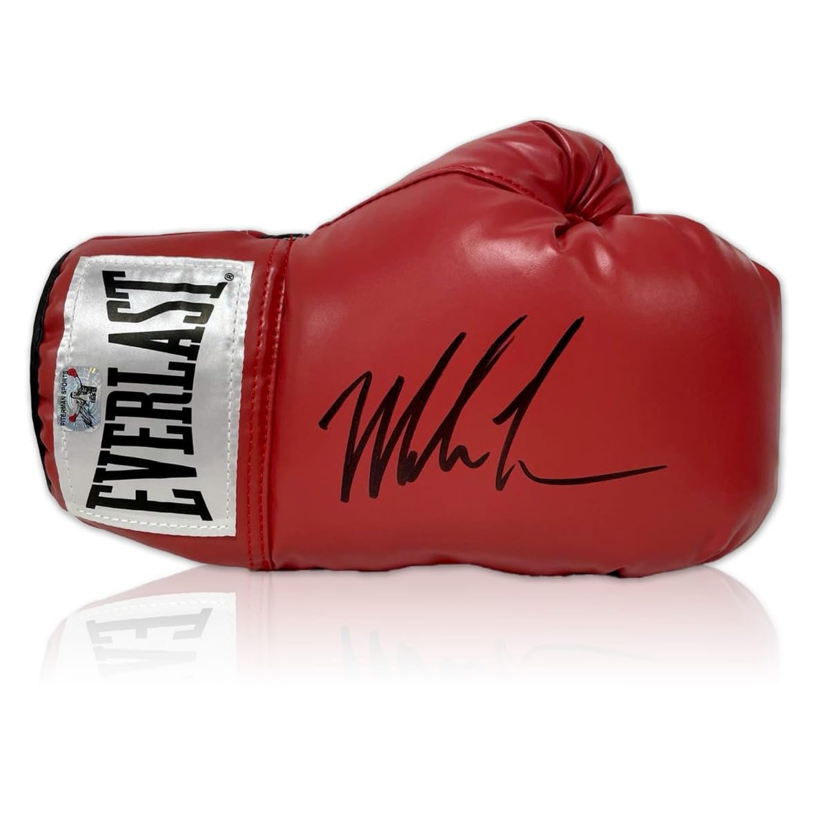 Exclusive Memorabilia Mike Tyson Signed Red Boxing Glove