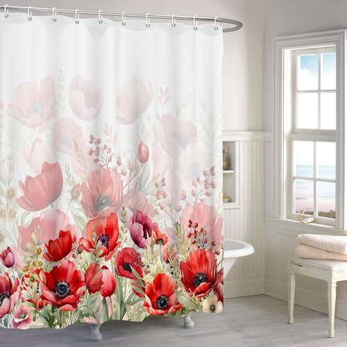 ASDCXZ Flower Shower Curtain 180x180 cm - Image 3