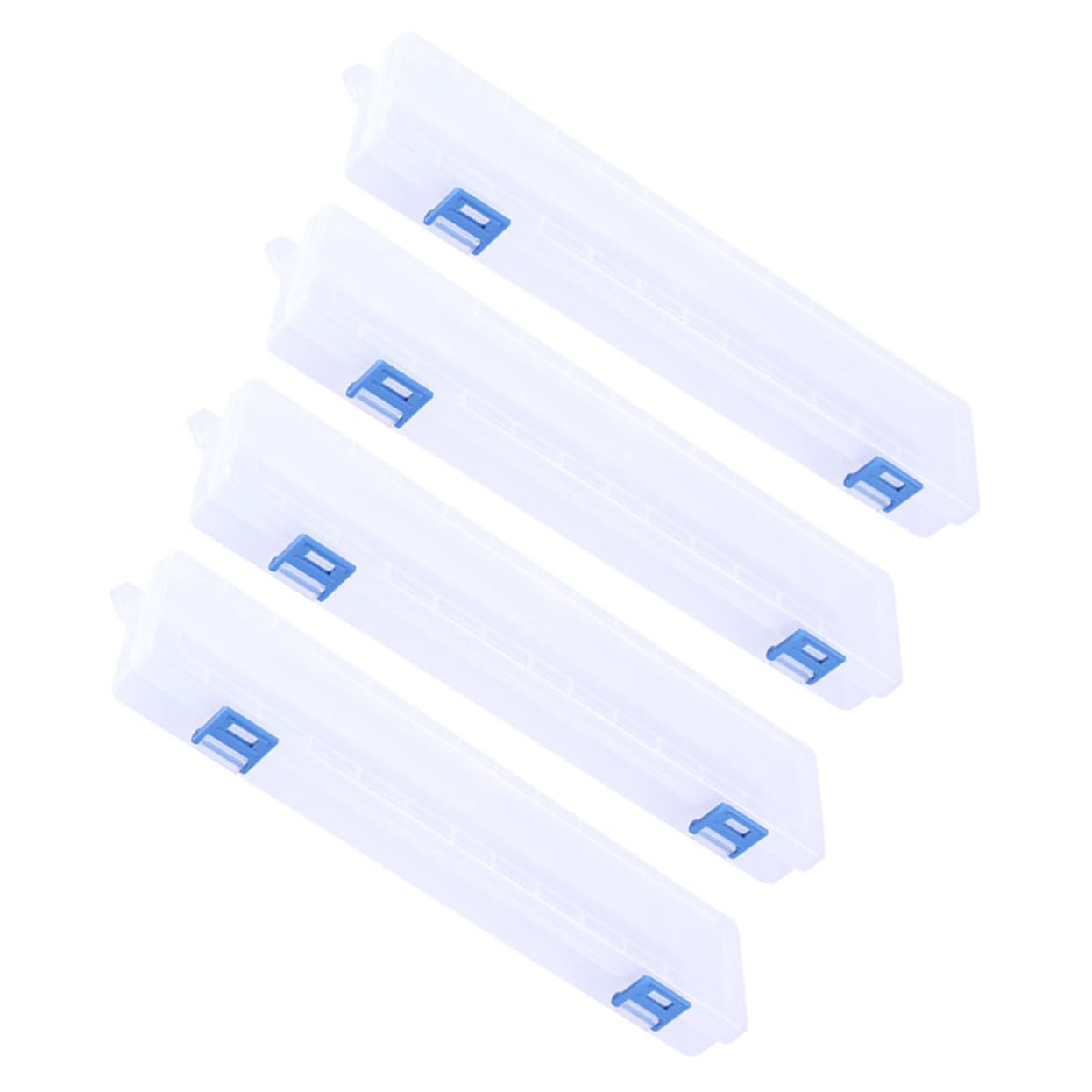 Uonlytech 4 Set Astuccio Per Pennelli Trasparente Chiaro Custodia Per Pennelli Organizer Per Contenitore Di Stoccaggio Mestiere Pittura Piccolo Plastica 4 Pezzi*4