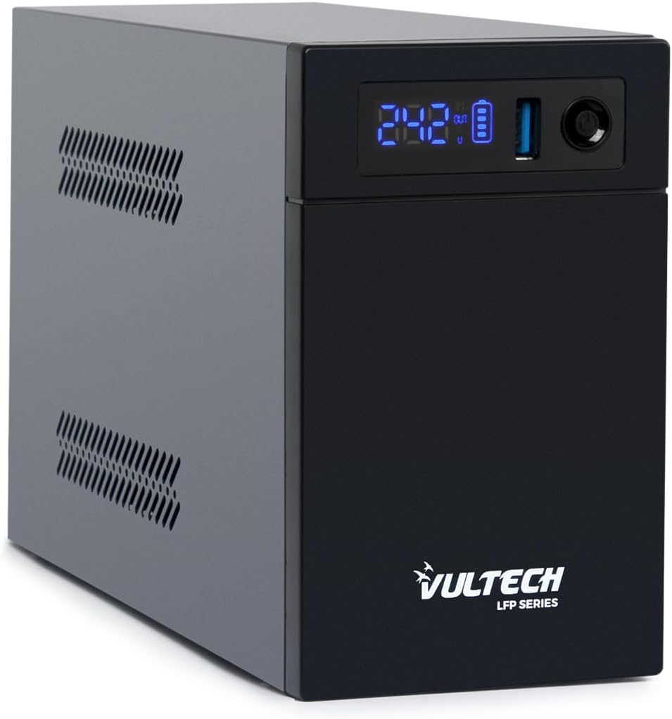 VulTech UPS1000VA-LFP Gruppo di continuità UPS Serie LFP al litio ...