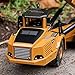 Gemini&Genius Rigid Articulated Dump Truck Six Wheels Heavy Duty Construction Site Vehicle Toys 1:50 Scale Diecast Site Dumper Collectible Alloy Model Engineering Toys for Kid and Decoration for House