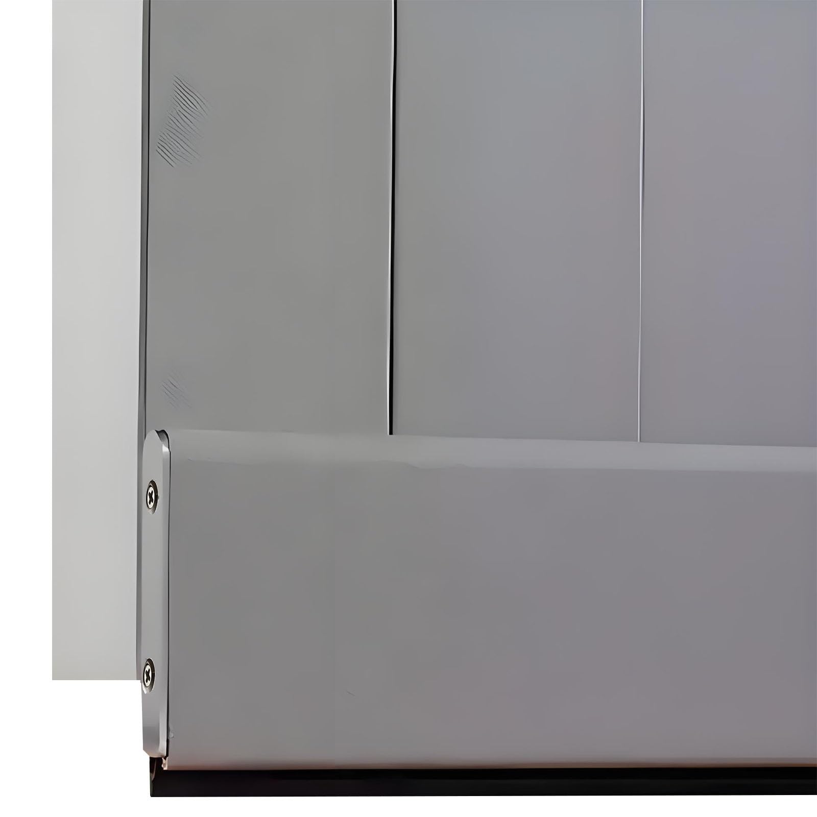 Paraspifferi da 74,2 cm, blocco automatico del rumore, in alluminio e guarnizione in gomma, per camera da letto e porta, efficiente dal punto di vista energetico, protezione contro gli spifferi e