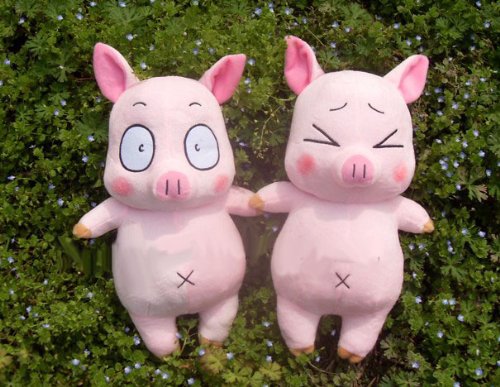 D004　コスプレ小物　Accel World アクセル・ワールド 有田春雪 ぬいぐるみ 豚 40CM　2点セットコスプレ道具 Amazon.co.jp: D004 Accel World アクセル・ワールド 有田春雪