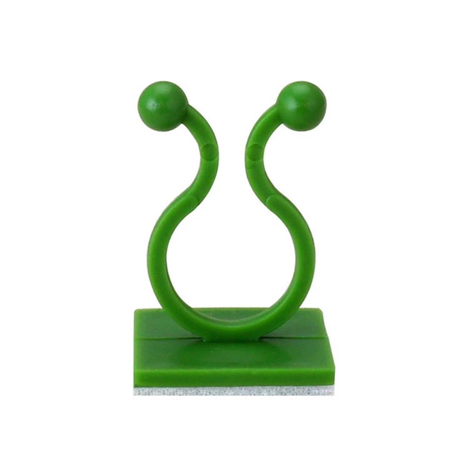 WEOKDFHA Plastic Plant Clip 50Pcs Plant Climbing Wall Fixture Clips Rattan Vine Fixer Self-Adhesive Hook Invisible Garden Binding Plant Clip Wall StickyClip For Climbing Plants(Green,Large 50PCS)