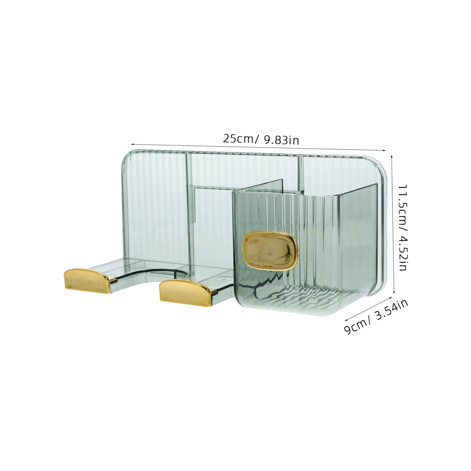 Gogogmee Hair Dryer Storage Shelf Wall Mount Dryer Stand Easy Install for Home and Barber Shop