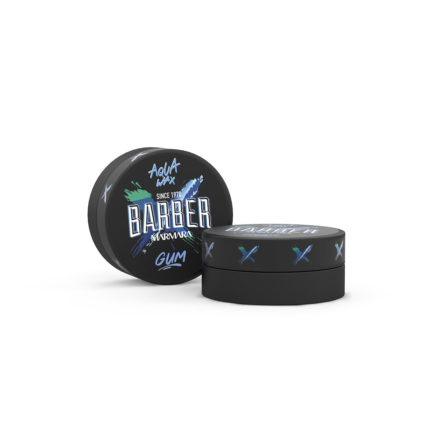 BARBER MARMARA Gum Aqua Hair Wax 150 ml Bubblegum Gel Wax with Wet Effect Hair Wax with Shine - Hair Gel Children