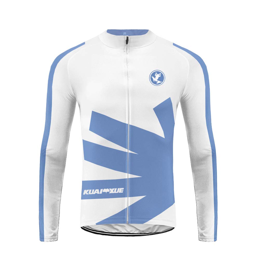 Ugly Frog Magliette Bici Invernale Uomo Maglia Ciclismo Manica Lunga Camicia MTB per Corsa Bici ZRML07