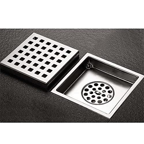 Drain de sol carré 110mm pour éviter l'engorgement de douche - 6